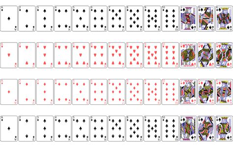 how many red cards in a deck of 52 cards|Standard Deck of Cards .